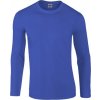Pánské Tričko Gildan Pánské triko s dlouhým rukávem SoftStyle G64400 modré královská