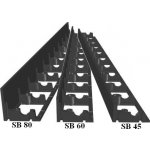 Prodomos Line Stela Bord obrubník 100 x 6 cm černá 1 ks – Zboží Mobilmania