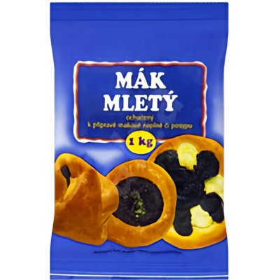 Mák mletý ochucený 70% fólie 1 kg – Zboží Mobilmania