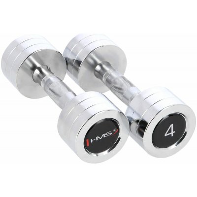 HMS CHD04 Chromované činky 2 x 4 kg – Zboží Mobilmania