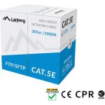 Lanberg LCS5-11CU-0305-S SFTP cat.5e, 305m, šedý – Zboží Živě