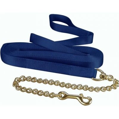 BNG Miracle Pet LLC Lonž Hamilton s řetízkem tmavě modrá – Zboží Mobilmania