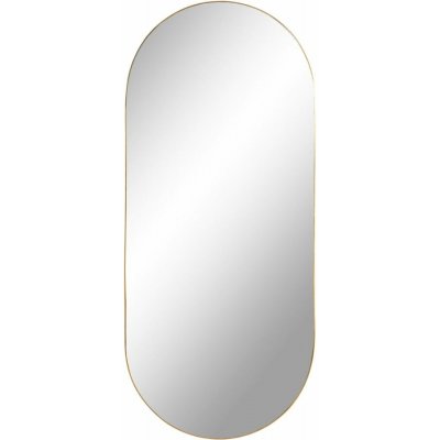 Nordic Living Černé kovové nástěnné zrcadlo Vincent 35 x 80 cm – Hledejceny.cz