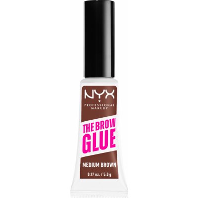 NYX Professional Makeup The Brow Glue Instant Brow Styler tónovací gel na obočí s extrémní fixací 03 Medium Brown 5 g – Hledejceny.cz