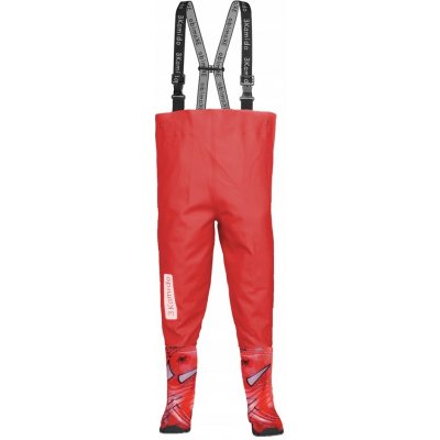 3Kamido Dětské brodící kalhoty červené SPIDER – Zboží Mobilmania
