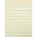 DONAU Samolepicí blok, linkovaný, 150 x 203 mm, 50 listů - žlutý – Sleviste.cz