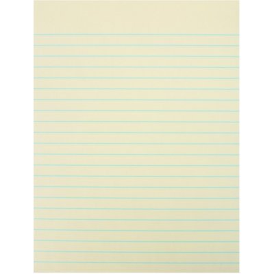 DONAU Samolepicí blok, linkovaný, 150 x 203 mm, 50 listů - žlutý – Sleviste.cz