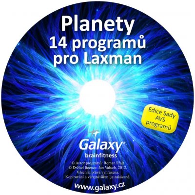 Galaxy Sada programů k AVS přístroji Laxman Planety – Zboží Dáma