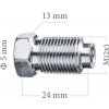 Brzdová a spojková hadice WP Koncovka brzdové trubky 5mm M12x1 13x24mm