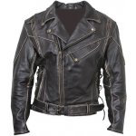 Terminator kožený křivák s vyjímatelnými CE chrániči tmavě hnědý – Zbozi.Blesk.cz