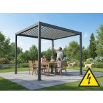 Lanit Plast hliníková bioklimatická pergola Premium Plus 3 x 3 m elektrická LG4091 – Sleviste.cz