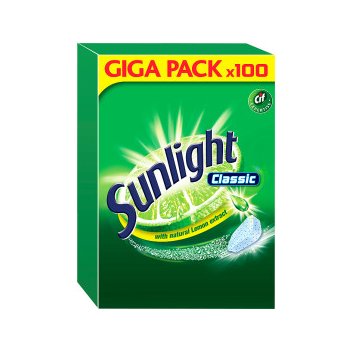 Sunlight Classic Tablety do myčky nádobí 100 ks