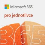 Microsoft 365 pro jednotlivce 1 rok elektronická licence EU QQ2-00012 nová licence