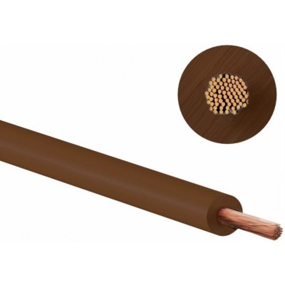 NKT CYA H07V-K 4 hnědý 1 m – HobbyKompas.cz