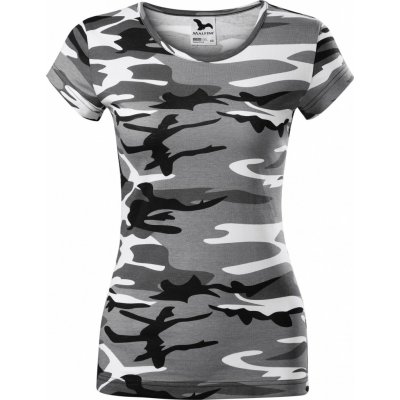 MALFINI® Camo Pure C22 Tričko dámské, Adler Malfini Barva: 32-camouflage gray, Velikost: 2XL