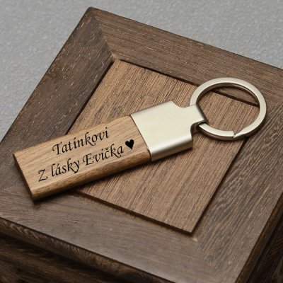 Přívěsek na klíče Lux Walnut Wood dřevěný AE 1111173 – Sleviste.cz