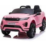 Beneo Elektrické autíčko Range Rover Evoque jednomístné růžová kožená sedadla MP3 přehrávač s přípojkou USB / SD pohon 4x4 baterie 12V10AH EVA kola odpružené nápravy klíčová třípolohové start – Zboží Dáma