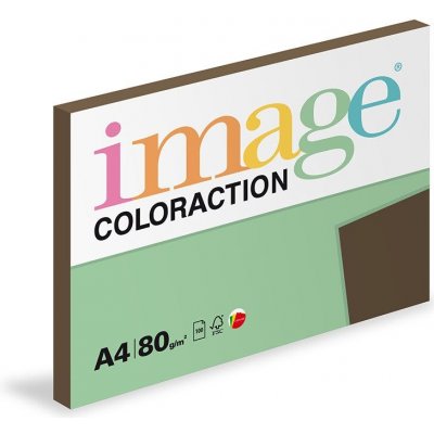 SPARE PRINT Papír pro výtvarné potřeby Image Coloraction A4/80g Brown Sytá hnědá 100 listů – Zbozi.Blesk.cz