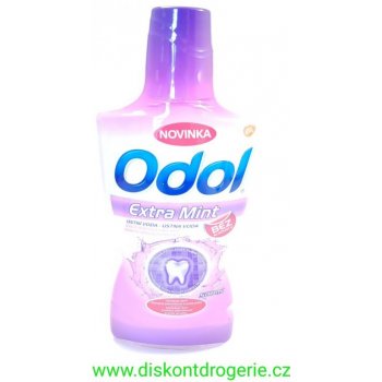 Odol Extra Mint ústní voda bez alkoholu 500 ml