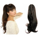 Clip in culík se skřipcem vlnitý 60 cm tmavě hnědý – Hledejceny.cz