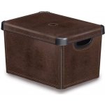 CURVER Box plastový 22 l se vzorem "Kůže" – Hledejceny.cz