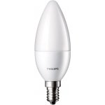 Philips žárovka LED svíčka, 5,5W, E14, teplá bílá – Zboží Živě