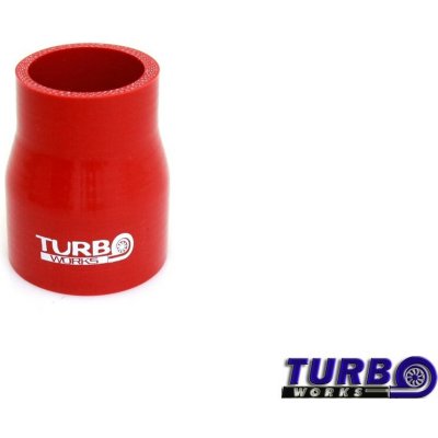 TurboWorkS Silikonová hadice - Redukce rovná červená 45-57 mm – Hledejceny.cz