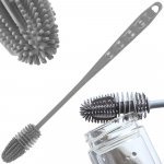 Verk 27154 silikon kartáč na mytí sklenic 26 cm šedý – Zboží Dáma