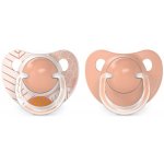 Suavinex dudlík anatomický silikon 2 ks Dreams růžová – Zboží Dáma