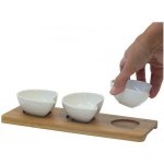 Kela Servírovací misky PHILIPA 4ks porcelán/bambus KL-12260 – Hledejceny.cz