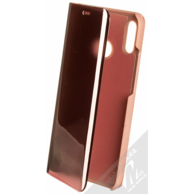 Pouzdro Vennus Clear View Huawei P20 Lite růžové – Zboží Mobilmania