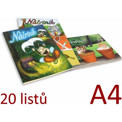 HIT OFFICE Náčrtník A4 20 listů – Zbozi.Blesk.cz