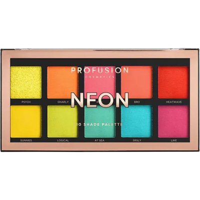 Profusion Neon paletka 10 očních stínů 108 g – Zboží Dáma