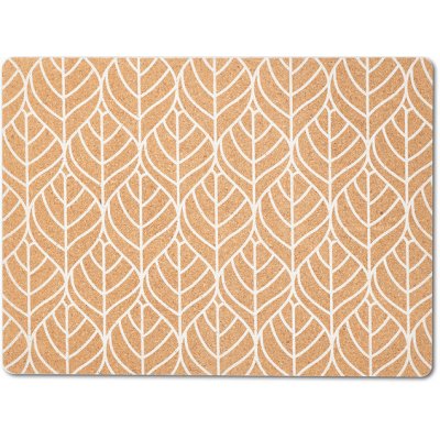 Zeller Prostírání korkové motiv Listy bílé 40x30cm – Hledejceny.cz