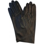 Junek kožené dámská rukavice bez podšívky s perforací černé – Hledejceny.cz