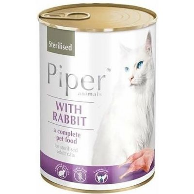 Piper Cat pro sterilizované kočky s králíkem, 400 g – Zbozi.Blesk.cz