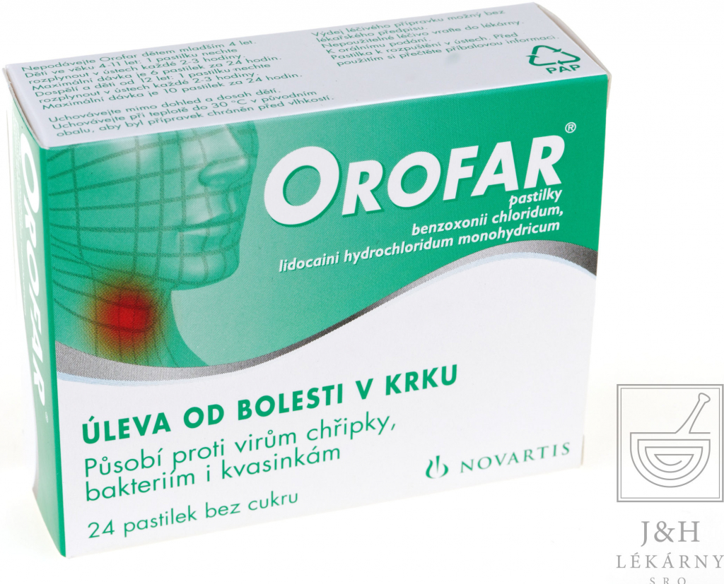 Orofar orm.pas.24 od 153 Kč - Heureka.cz