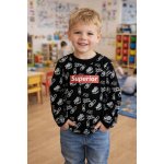 Chlapecké tričko GLO-STORY tenisky dlouhý rukáv černé – Sleviste.cz