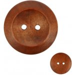Ideal mahagonový knoflík 28 mm 10 kusů – Zboží Dáma