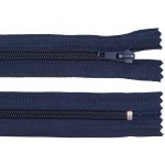 Spirálový zip No 5 délka 18 cm POL, malé, 330 modrá tmavá – Hledejceny.cz