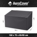 Aerocover 7909 Ochranný obal na zahradní lavičku 160x75x65/85 cm – Sleviste.cz