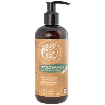 Tierra Verde BIO tekuté mýdlo na ruce rozmarýn 290 ml – Sleviste.cz