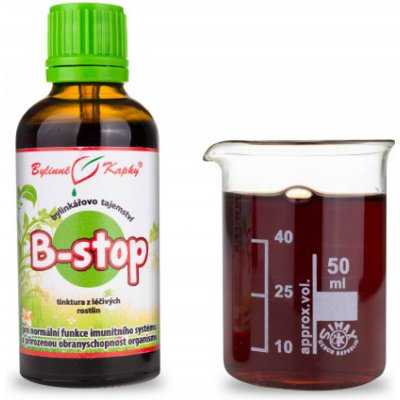 Bylinné kapky B-stop NOVÝ tinktura 50 ml – Hledejceny.cz