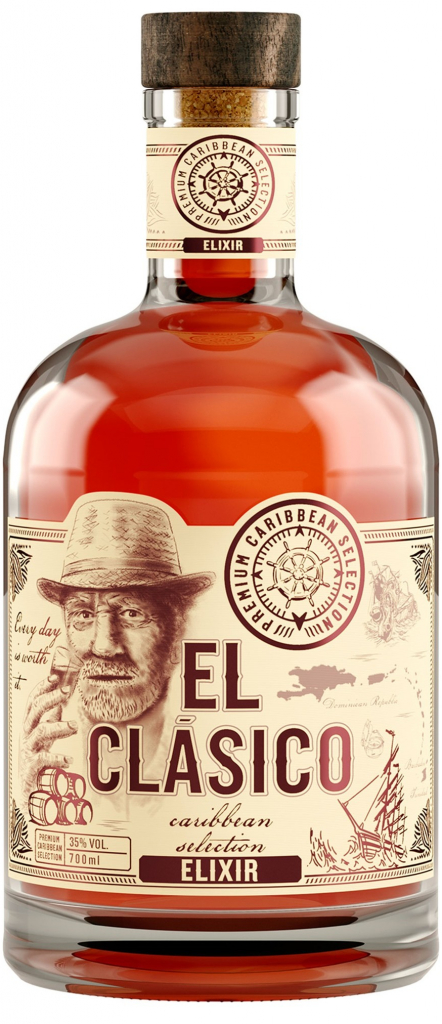 El Clásico El Clasico Elixir 35% 0,05 l (holá láhev)