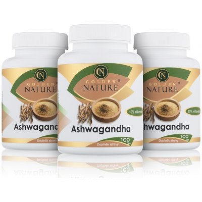 Ashwagandha Ašvaganda 10% withanolidů 300 kapslí – Hledejceny.cz