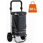 Monzana Nákupní taška na kolečkách EASY, 56l černá – Zboží Dáma
