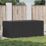 Shumee polyratan 180 x 90 x 75 cm černý – Sleviste.cz