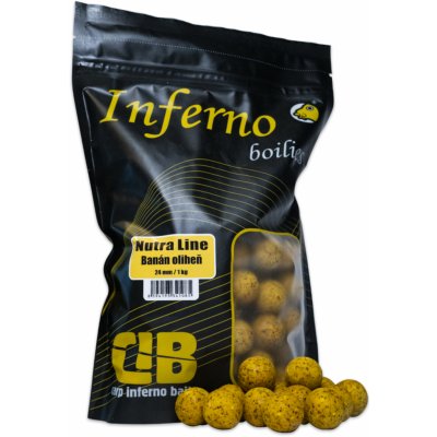 Carp Inferno Boilies Nutra Line Banán/Oliheň 1kg 24 mm – Sleviste.cz