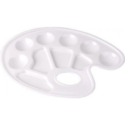 Plastová paleta na míchání barev COOL BY VICTORIA – 10 misek 22 × 16,5 cm – Sleviste.cz