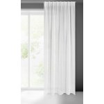 HOTOVÁ ZÁCLONA LAYLA NA PÁSCE 140X300 CM BÍLA – Zboží Mobilmania